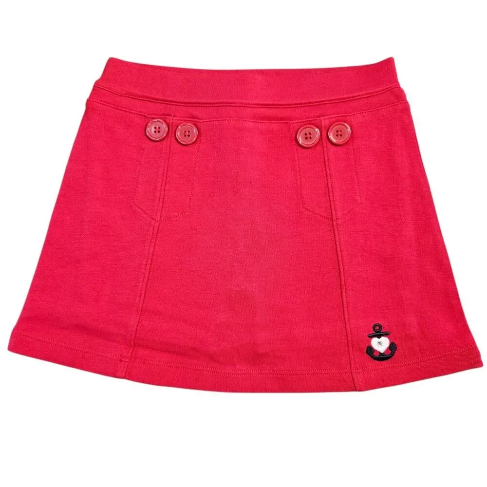 Gymboree Bon Voyage Set Girls Size 5 Skirt Sweater Top Red White Blue 2006 NWT